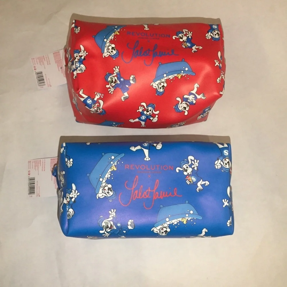 2 x slush puppie makeup bags